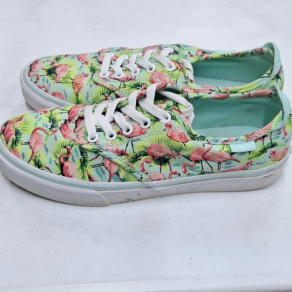 Vans Ultra Cush Flamingo Tropical Low Top Lace-Up Sneaker Tennis Shoes - Size 9 - Picture 2 of 11